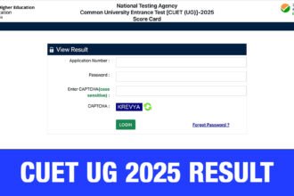 CUET UG 2025 Result
