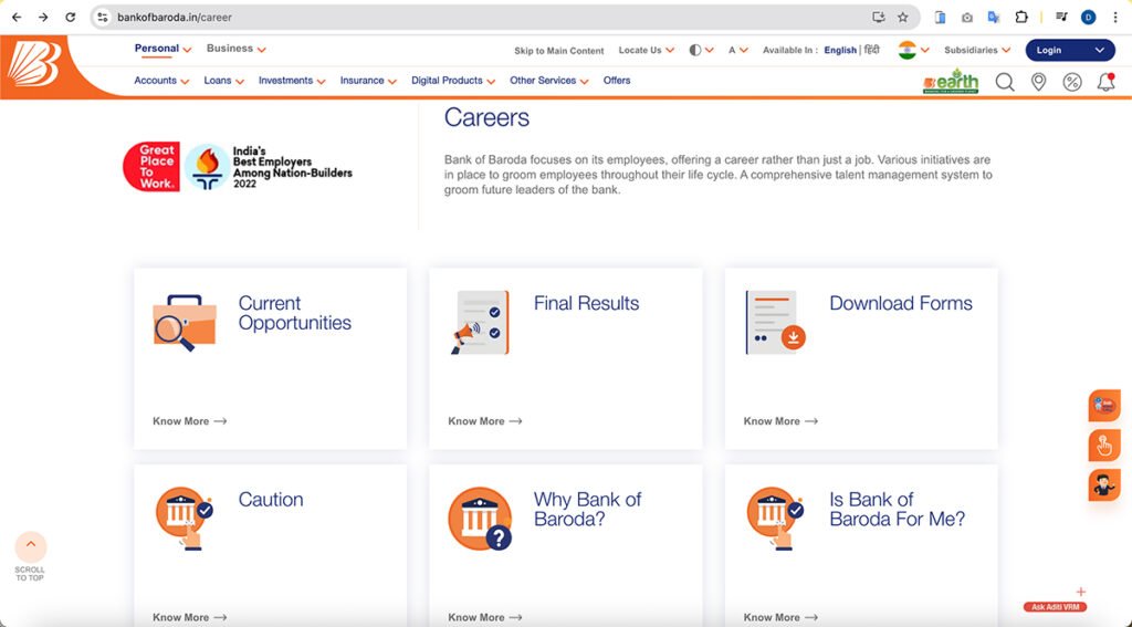 Bank of Baroda Recruitment 2025