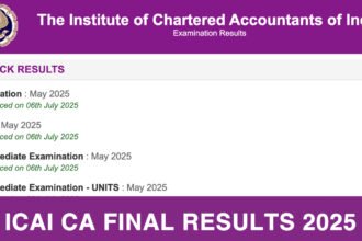 ICAI CA Final Results 2025