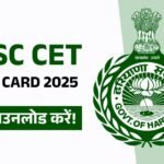 HSSC CET Admit Card 2025
