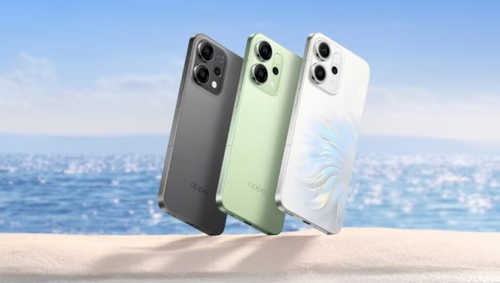Oppo Reno14 F: 6000mAh बैटरी और 50MP ट्रिपल कैमरा के साथ लॉन्च, कीमत ₹57,000 के आसपास