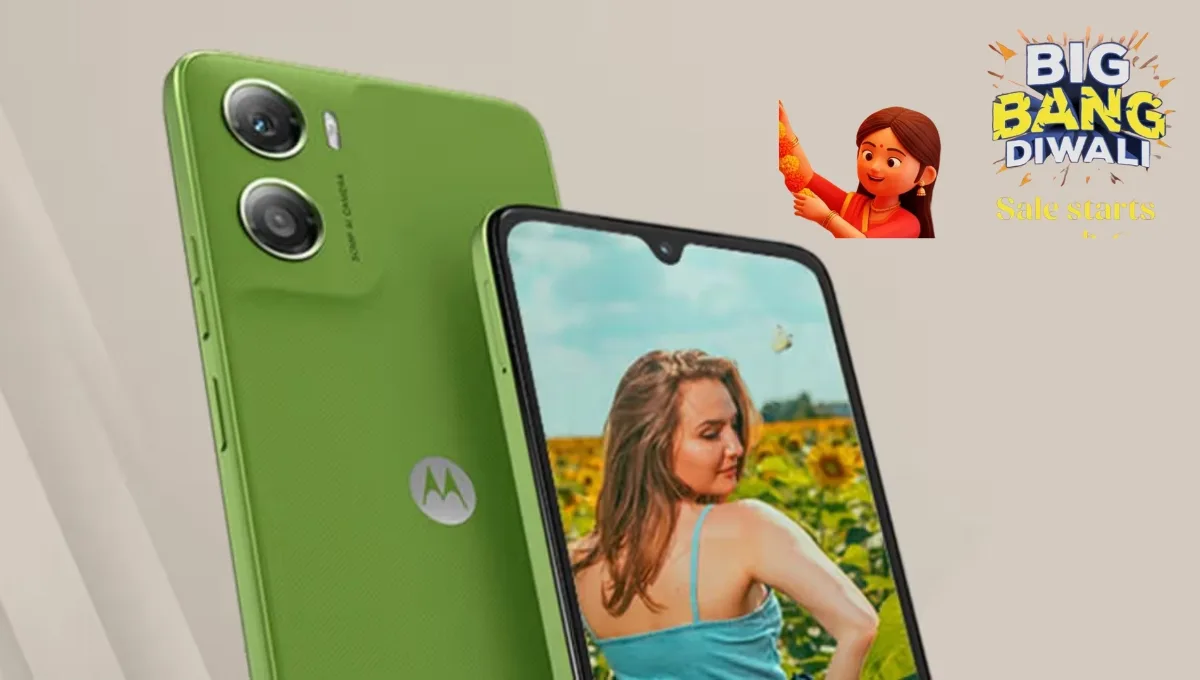Flipkart Big Bang Diwali Sale: सिर्फ ₹7,499 में खरीदें Moto G06 Power, मिलेगी 7000mAh बैटरी और 120Hz डिस्प्ले