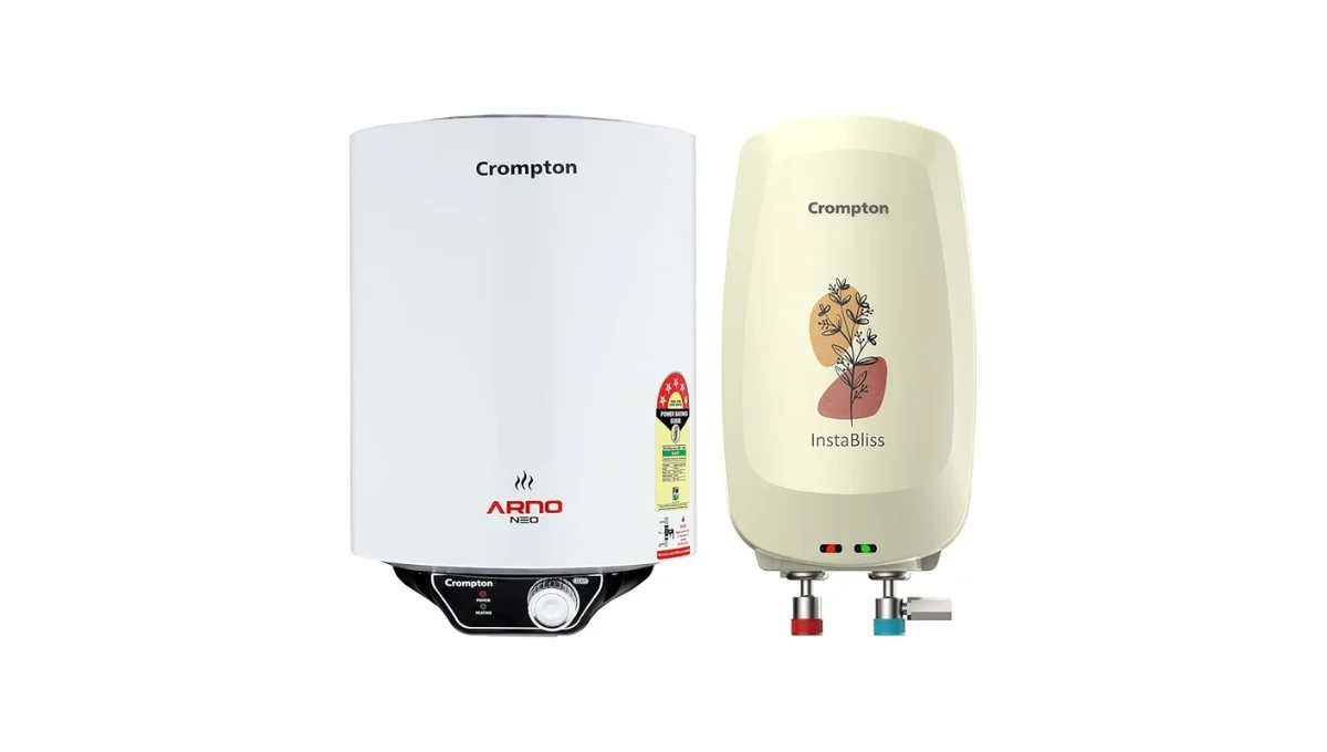 कम बिजली, ज्यादा गर्मी: ₹4,999 में लाएं घर Crompton Arno Neo 5-Star Geyser