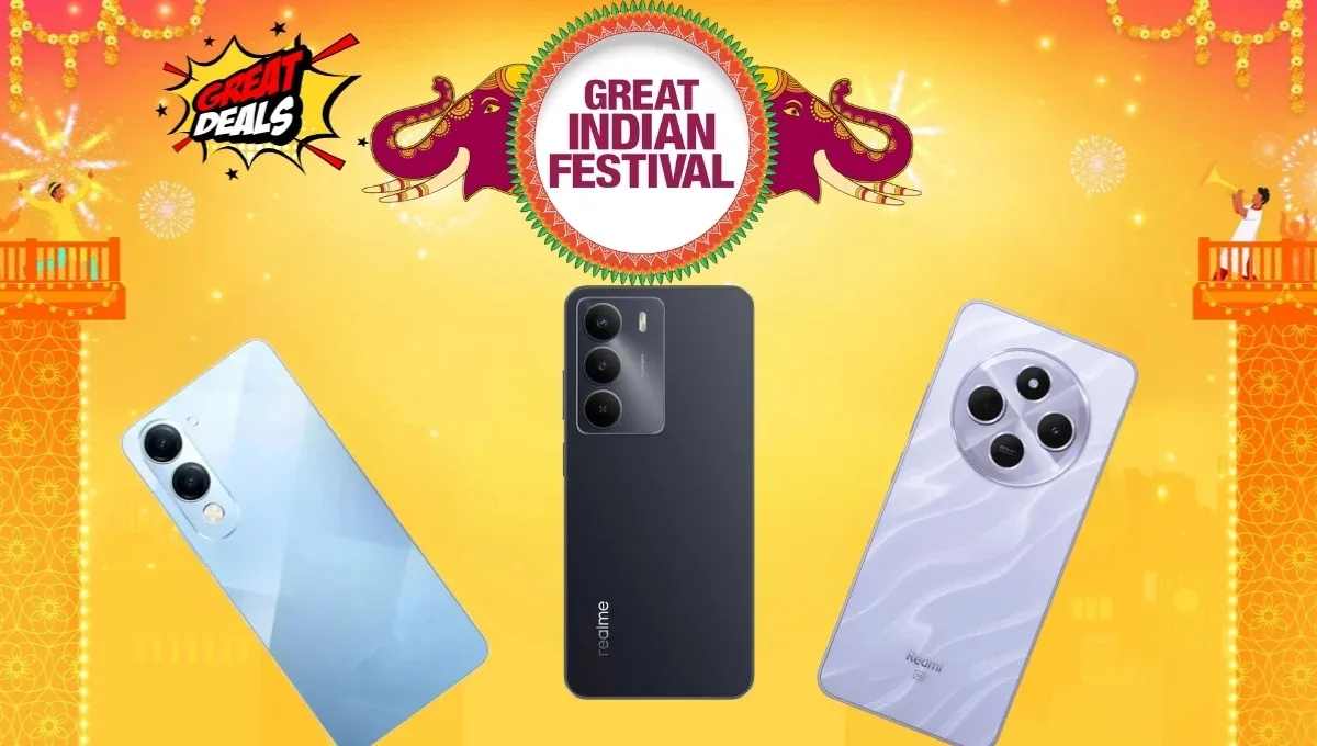 Amazon Diwali Sale 2025: टॉप-सेलिंग स्मार्टफोन्स पर जबरदस्त ऑफर, जानें कीमत और शानदार फीचर्स