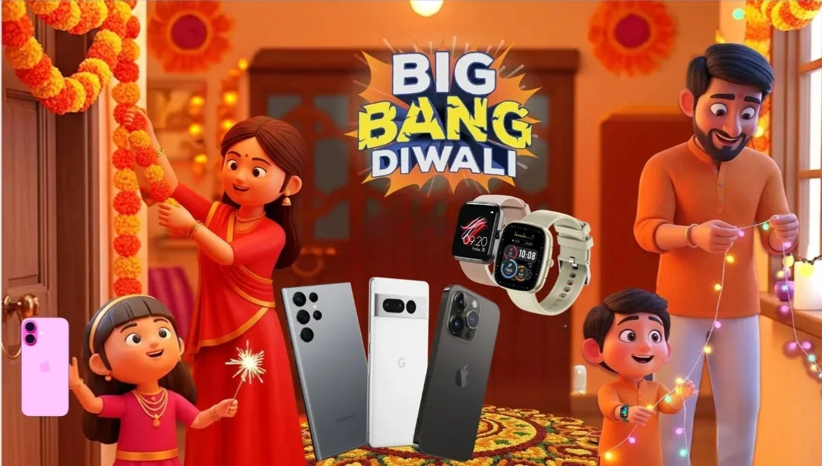 Flipkart Big Bang Diwali Sale 2025: सैमसंग, वीवो और अन्य ब्रांड्स के टॉप स्मार्टफोन पर मिल रहा है जबरदस्त डिस्काउंट, मौका सीमित समय के लिए