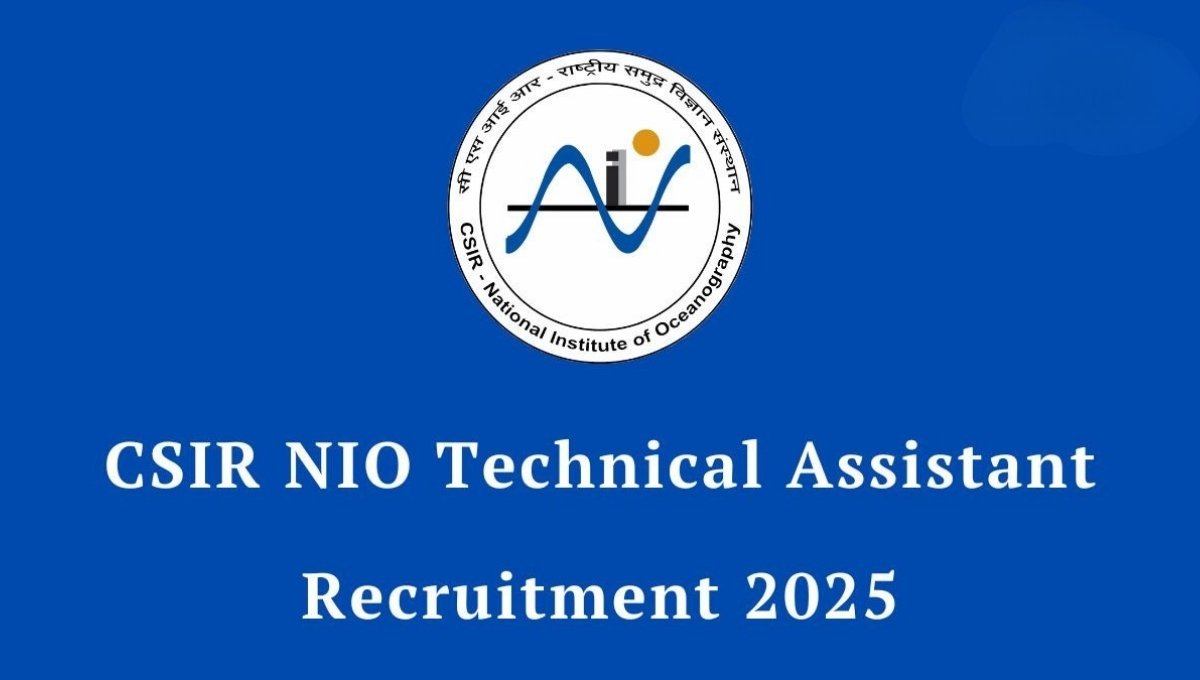CSIR NIO Recruitment