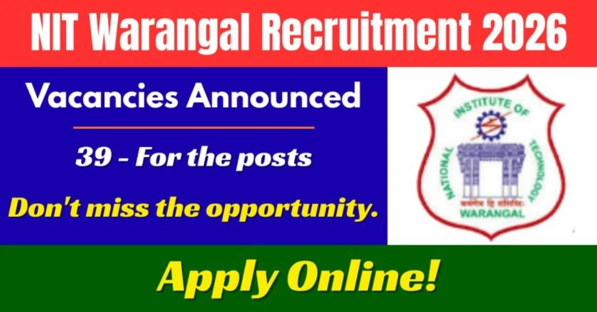 NIT Warangal Recruitment