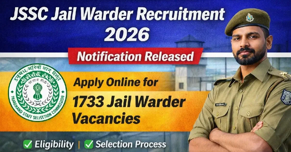 JSSC Jail Warder Recruitment